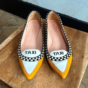 Step into Fun with Kate Spade New York Go Go Taxi Flats - Size 6.5